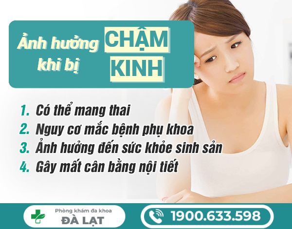 CHẬM KINH CÓ ẢNH HƯỞNG GÌ?